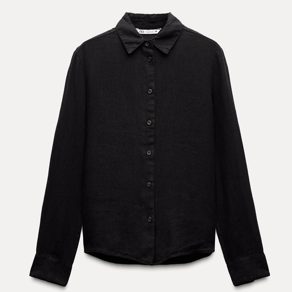 ♥️ SOLD ♥️ Zara Linen Shirt - Picture 2 of 5